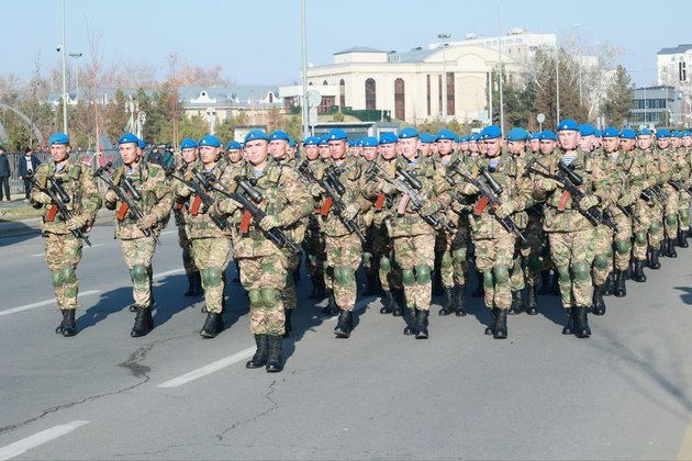 Military march on Uzbekistan Armed Forces Day 3