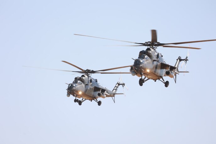 Military air show