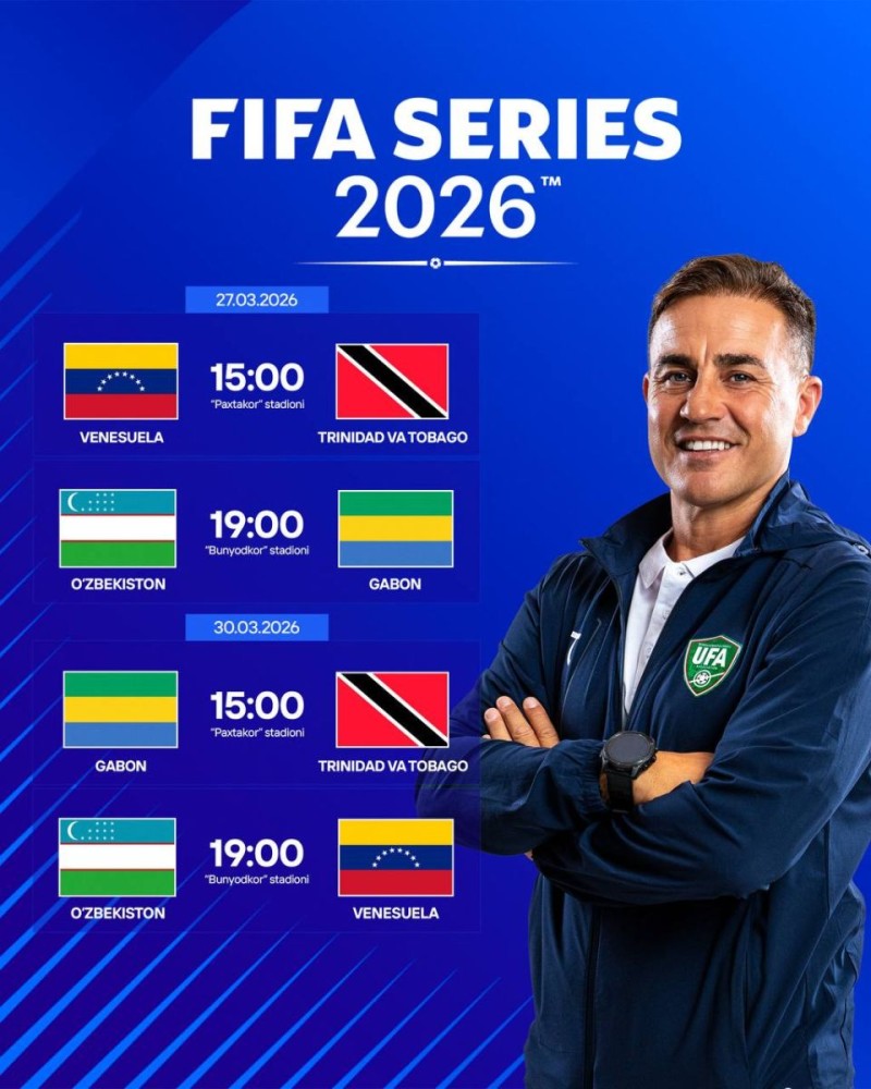 Uzbekistan hosted FIFA Series 2026 schedule unveiled