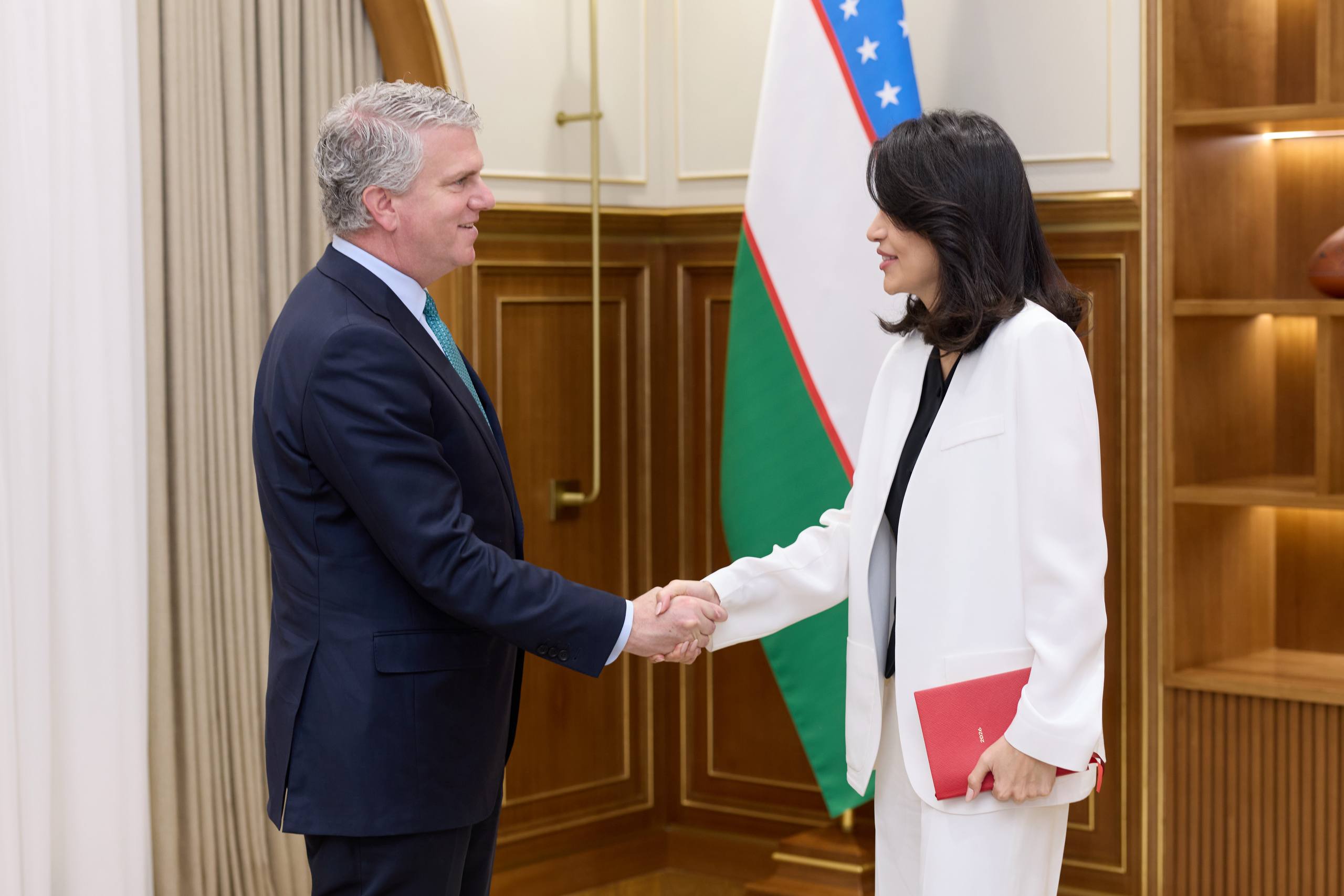 Saida Mirziyoyeva meets with with U.S. Deputy Assistant Secretary of Commerce 3